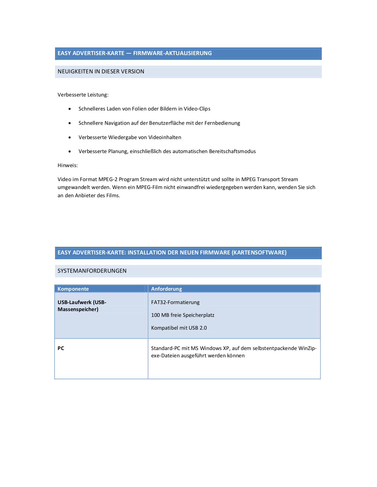 Philips CRD01/00 Firmware Upgrade Instruction