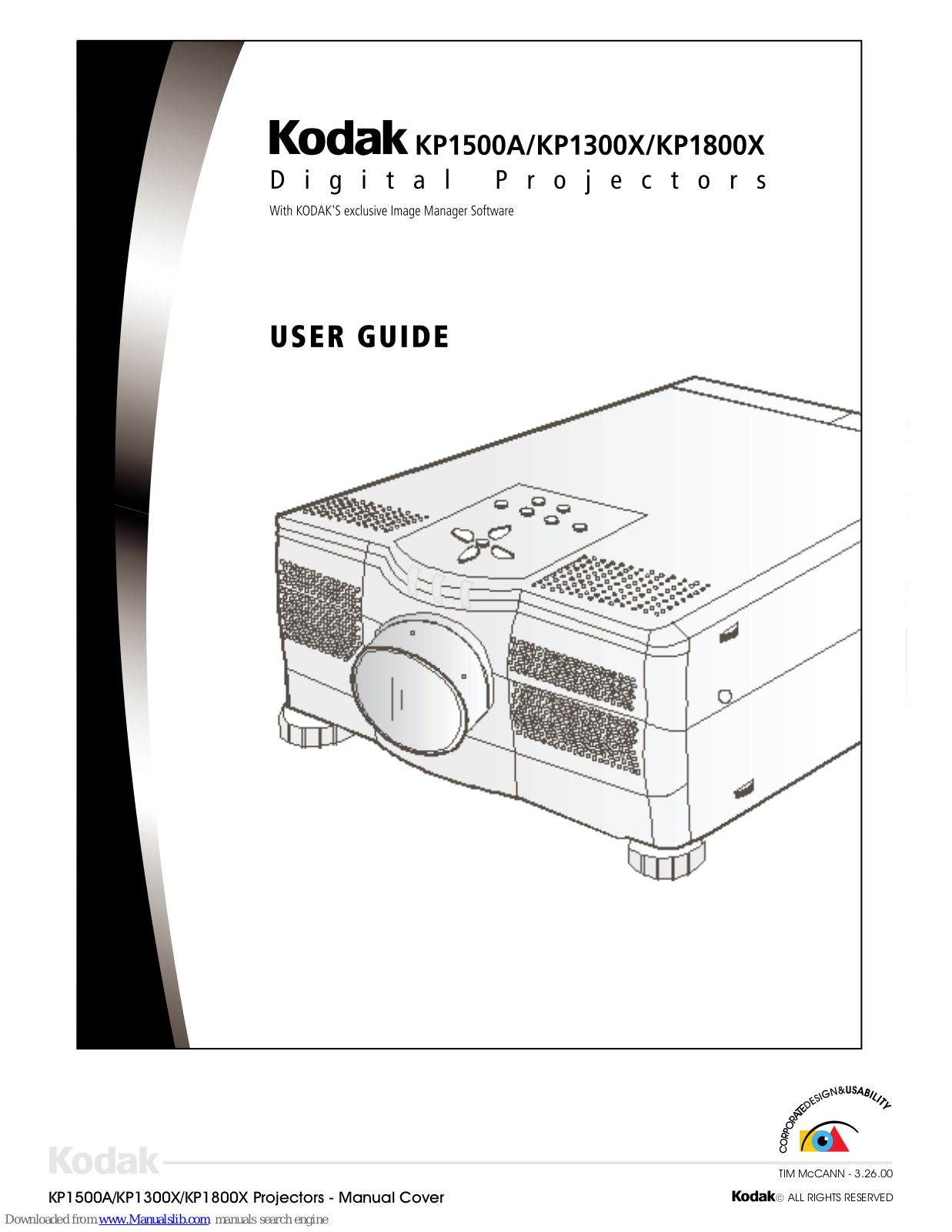 Kodak KP1500A, KP1800X, KP1300X User Manual