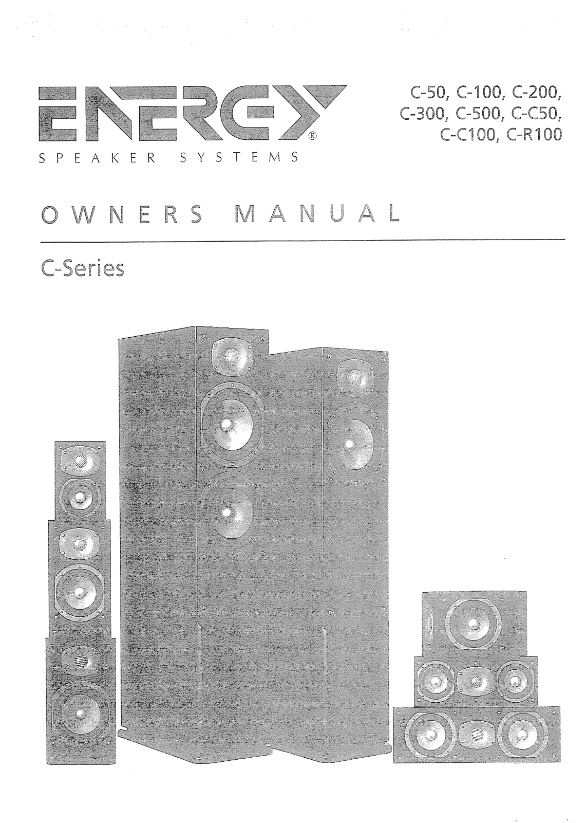 Energy C-100 B, C-100 Ch, C-200 B, C-200 Ch, C-300 B User Manual
