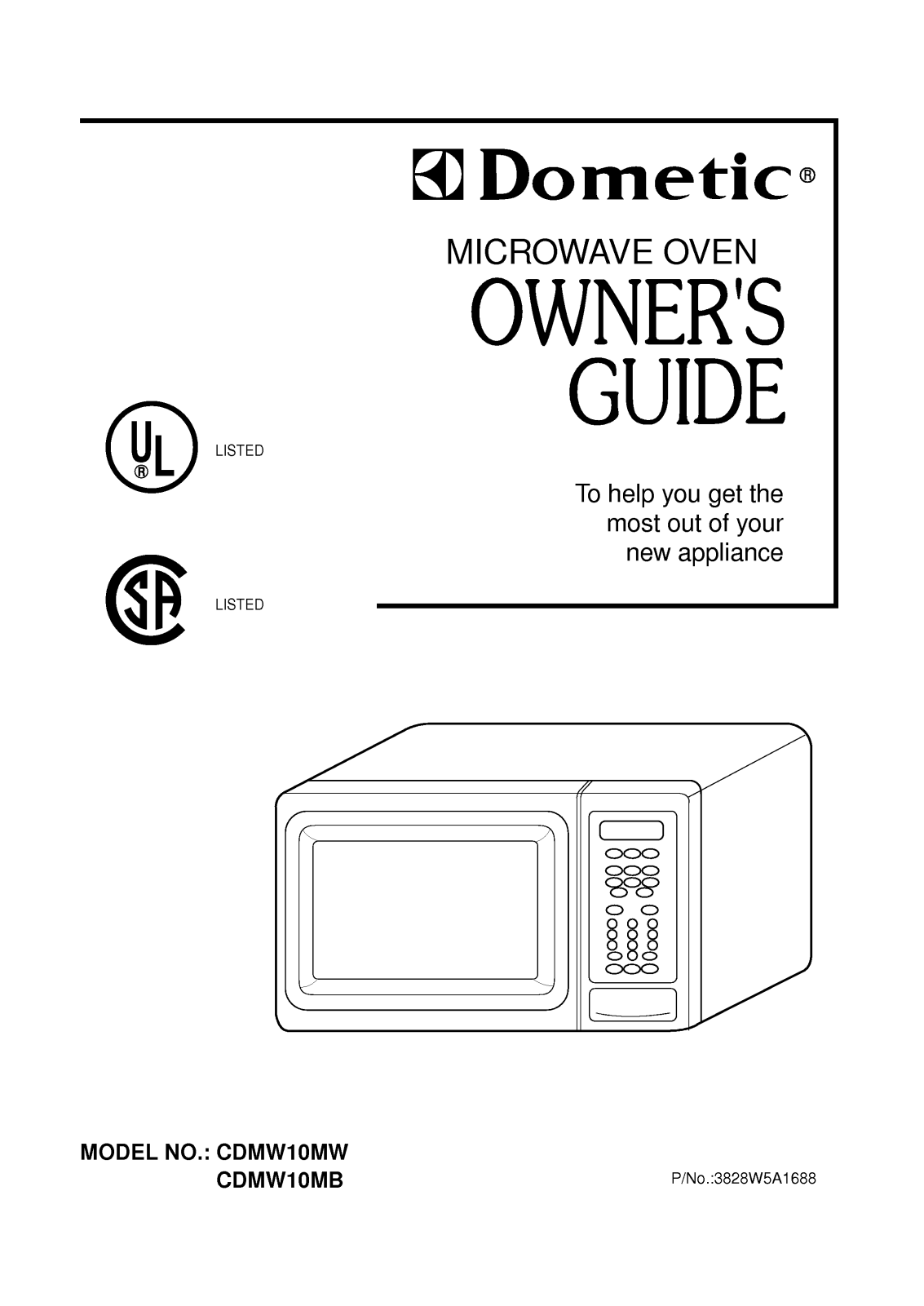 LG CDMW10MW, CDMW10MB User Manual