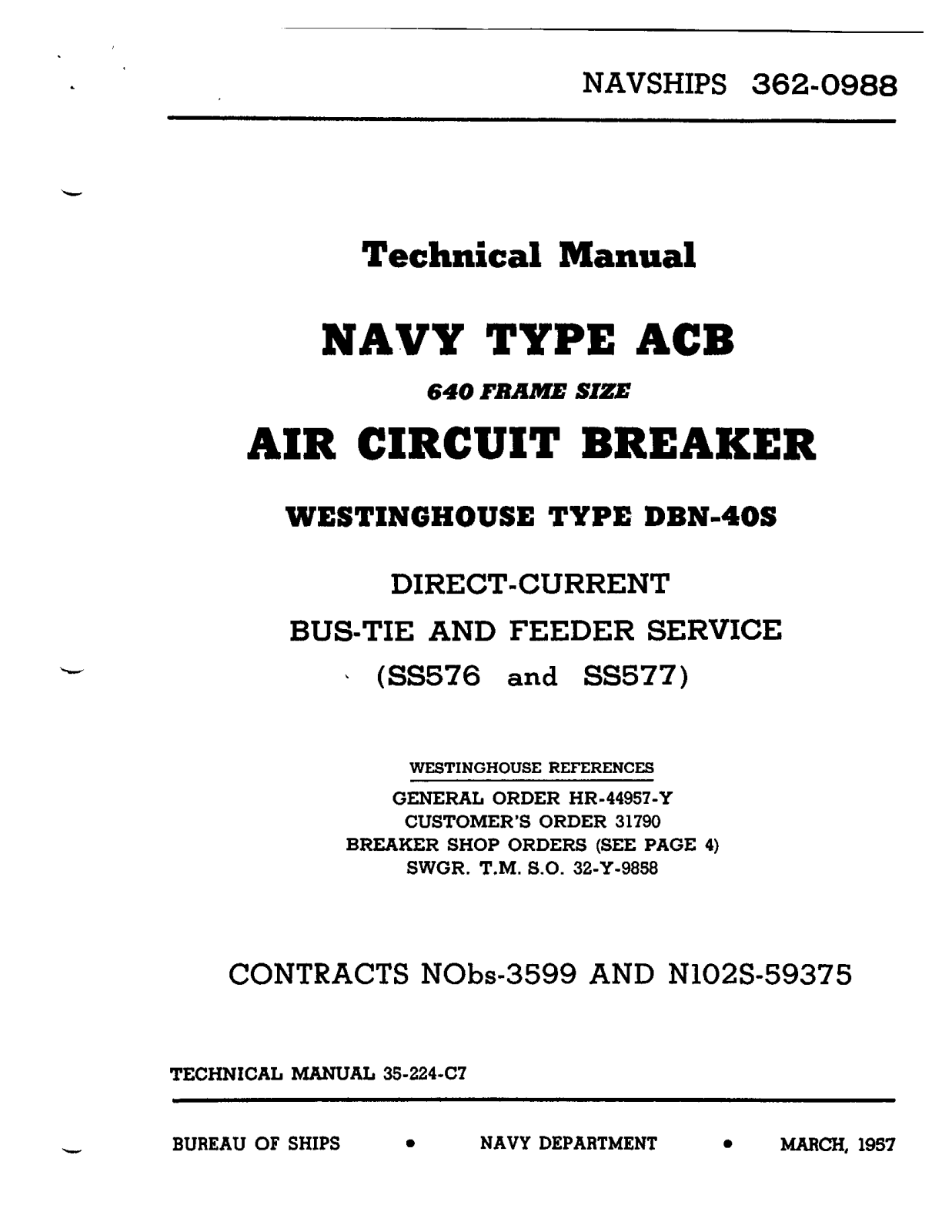 Westinghouse SS577, SS576 User Manual