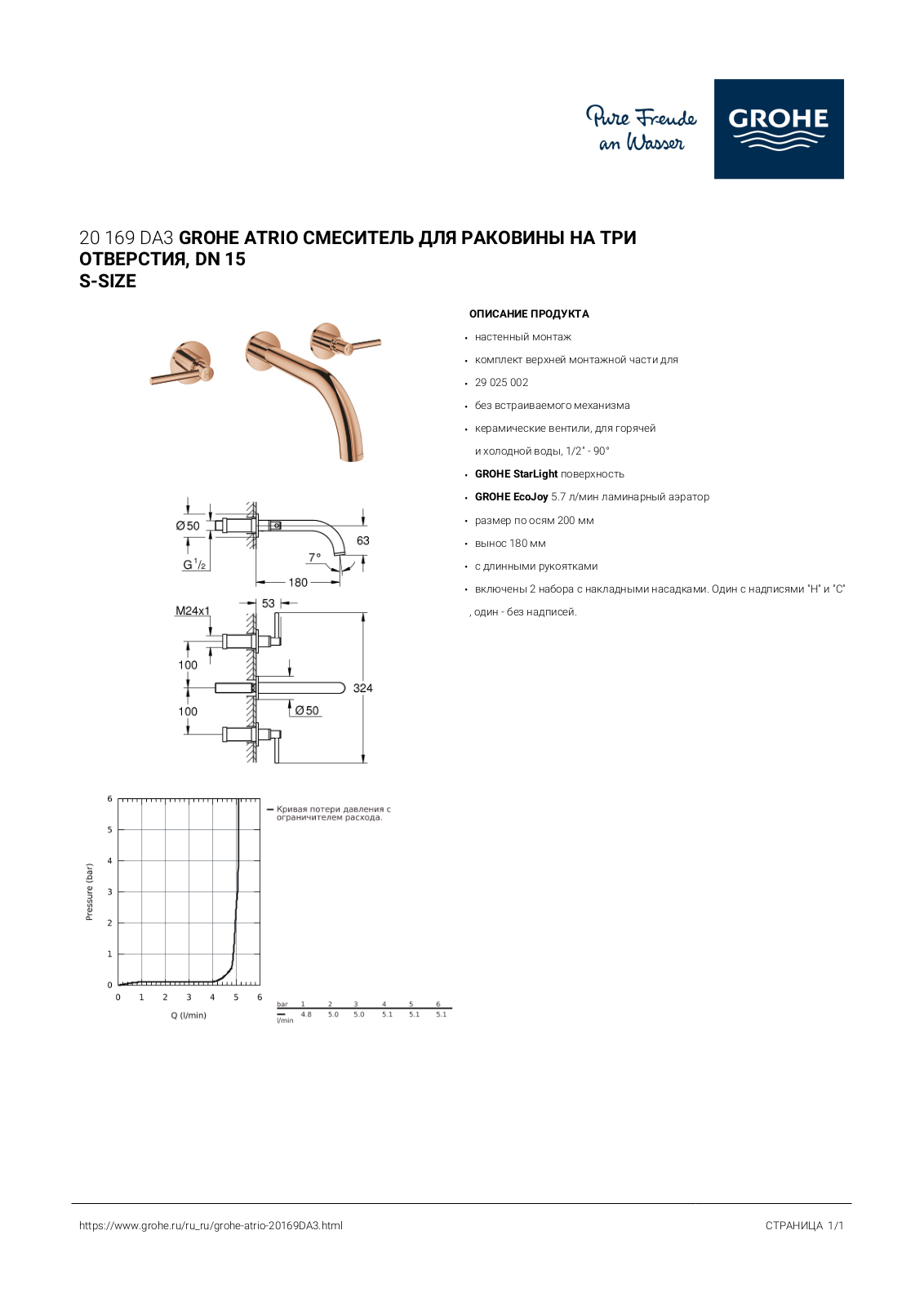 Grohe 20169DA3 User guide