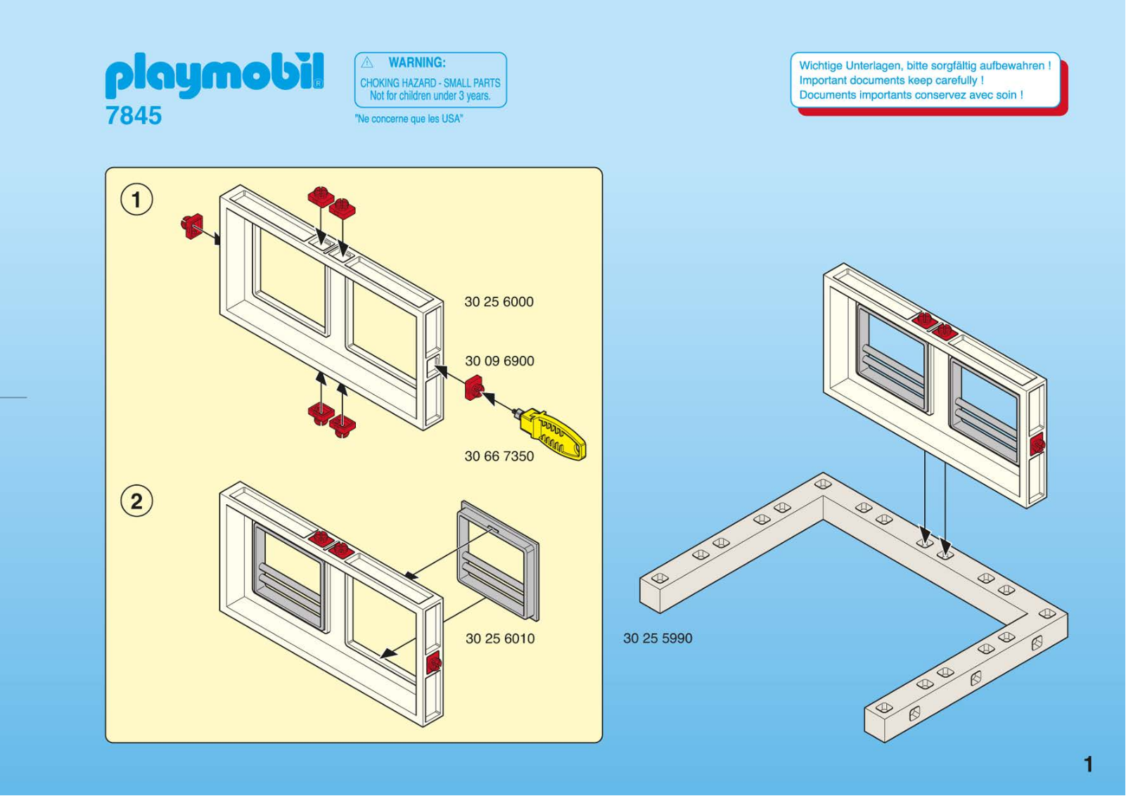 Playmobil 7845 Instructions