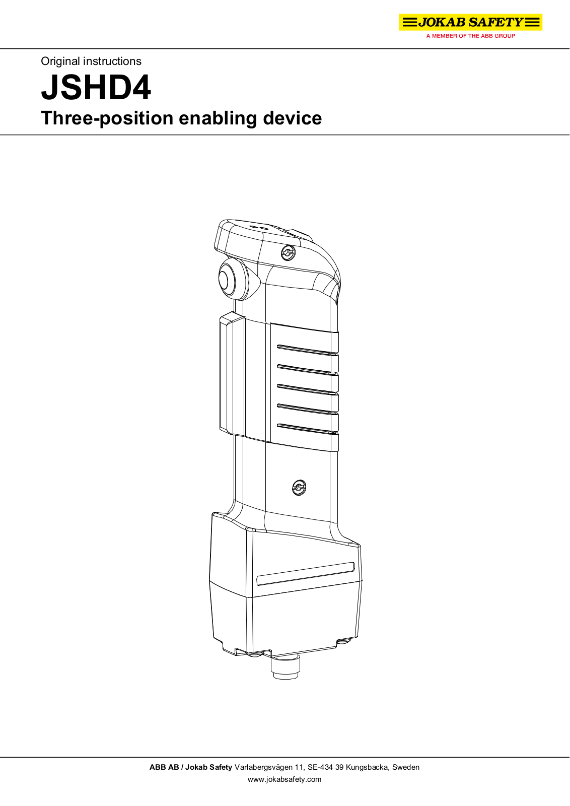 Jokab Safety JSHD4 Instruction Manual