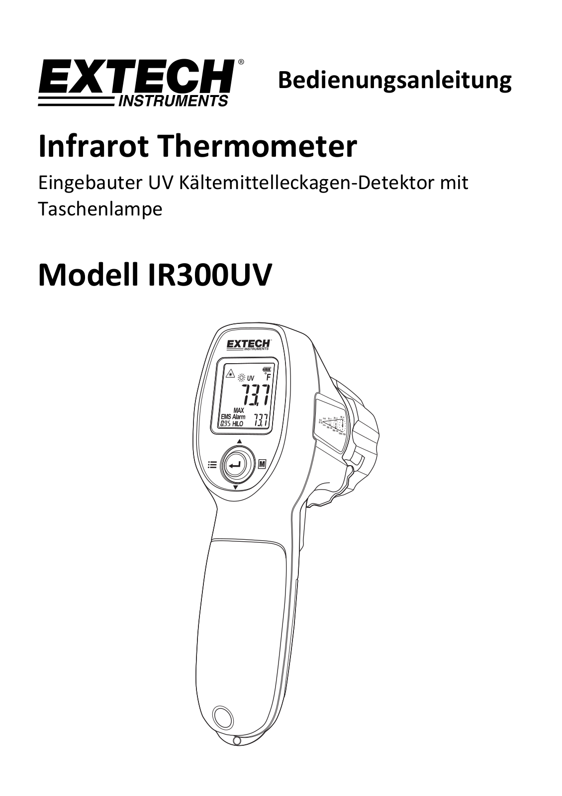 Extech IR300UV User Manual