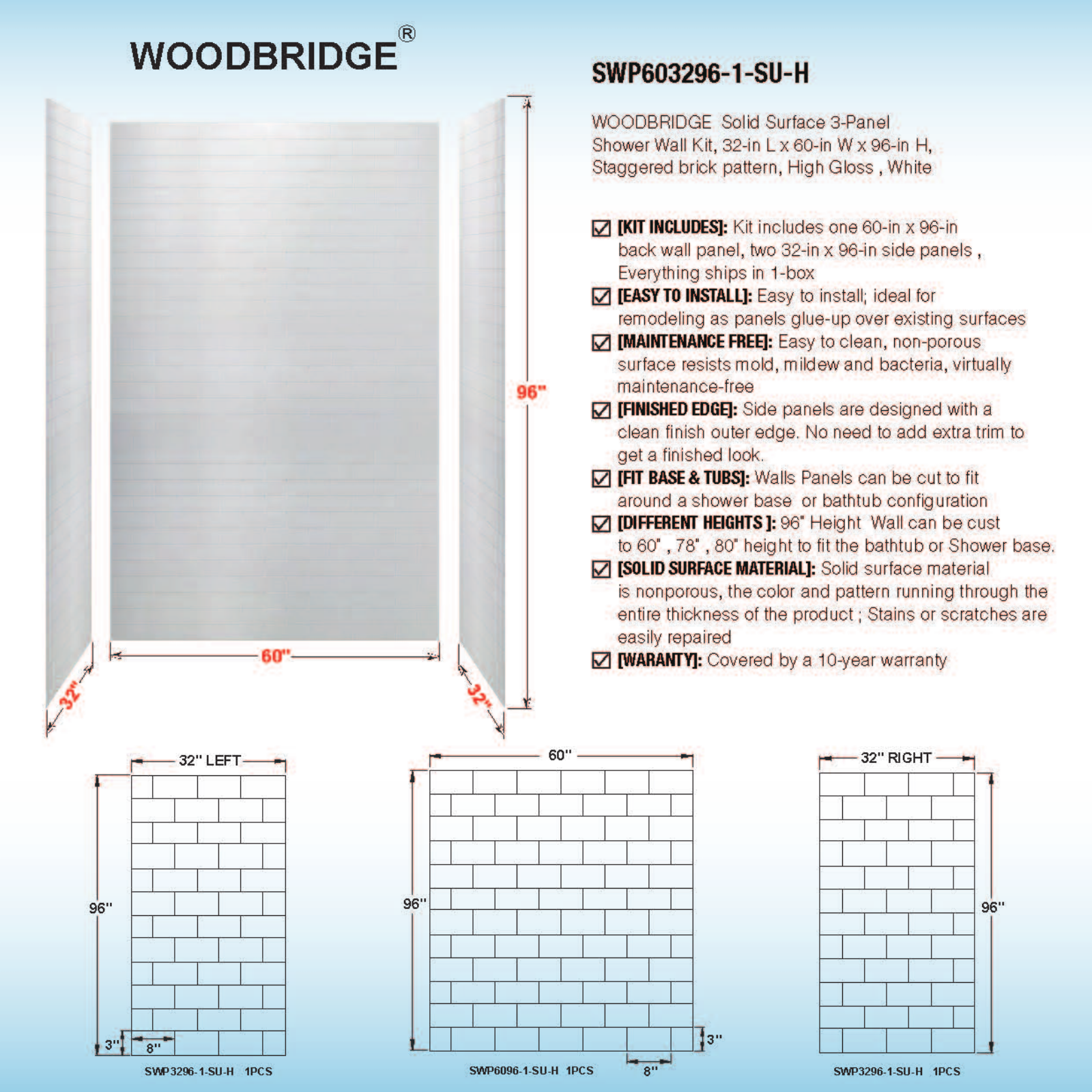 WoodBridge WDBR1621 Specifications - ManualMachine.com