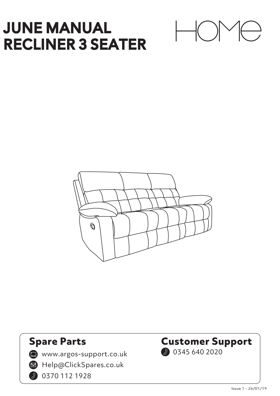 Argos 798/9540, 803/1538 User guide - ManualMachine.com