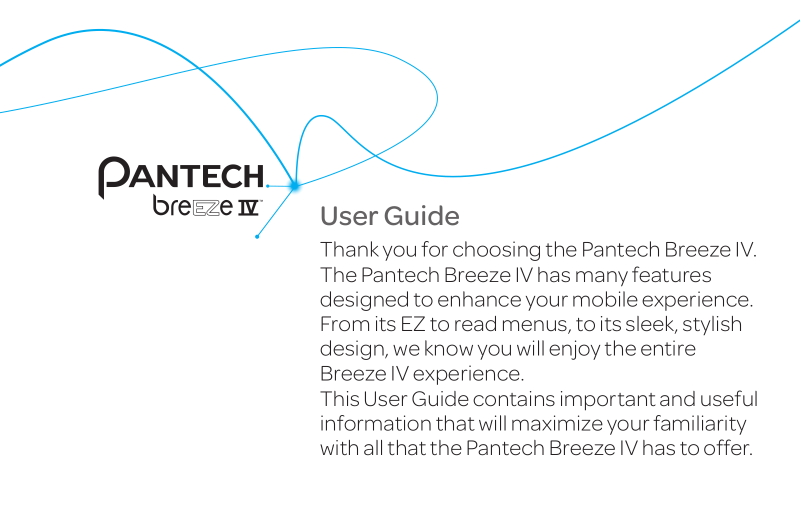 Pantech Breeze IV Instruction Manual