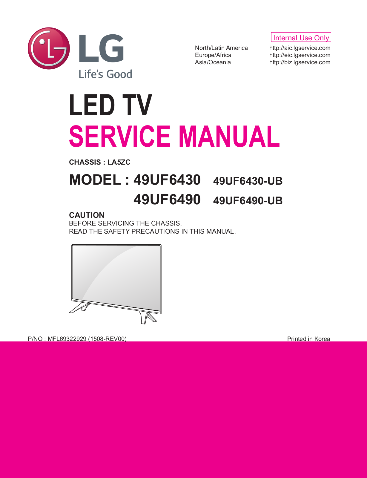 LG 49UF6490-UB Schematic