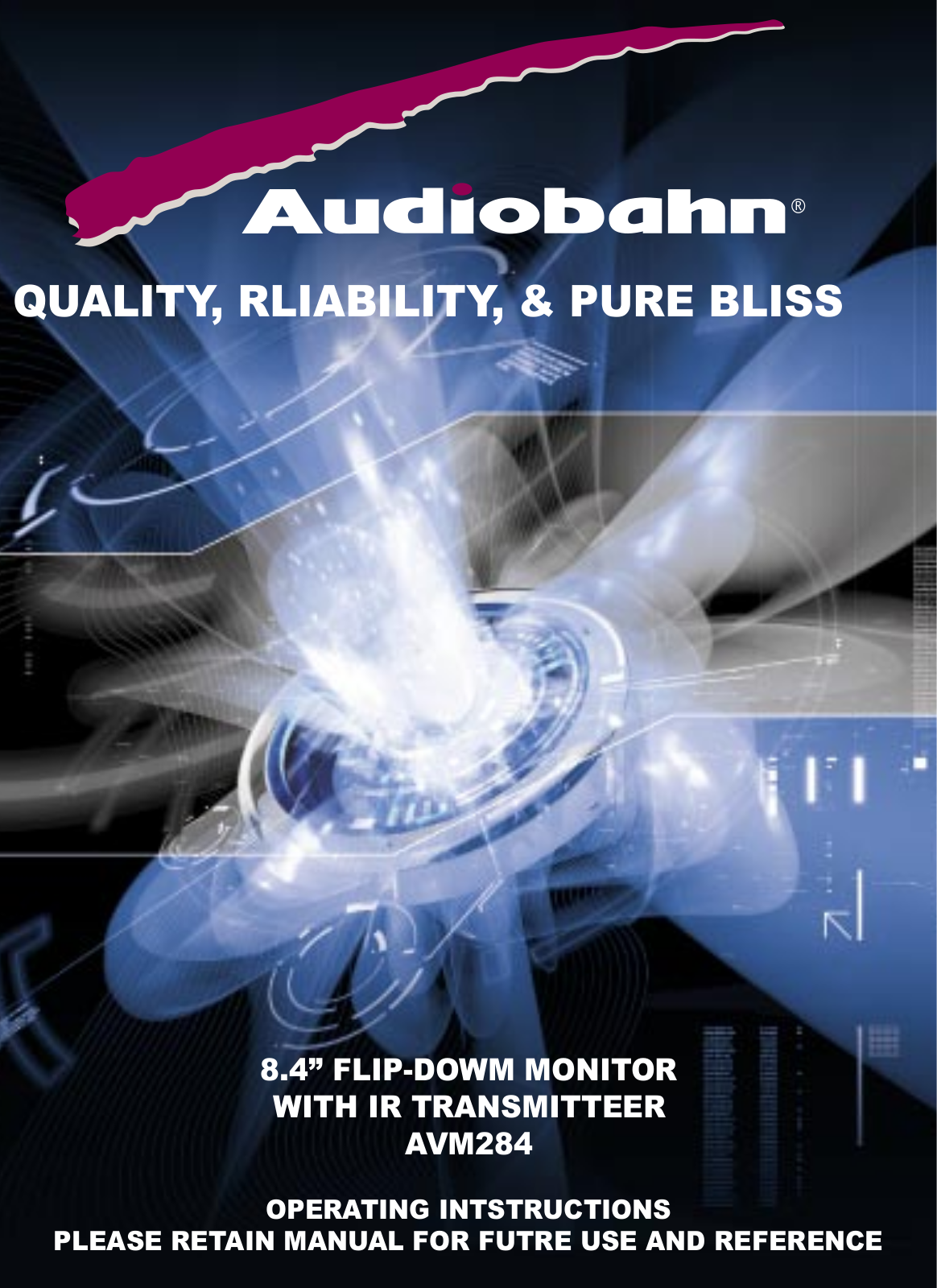 Audiobahn AVM284V User Manual