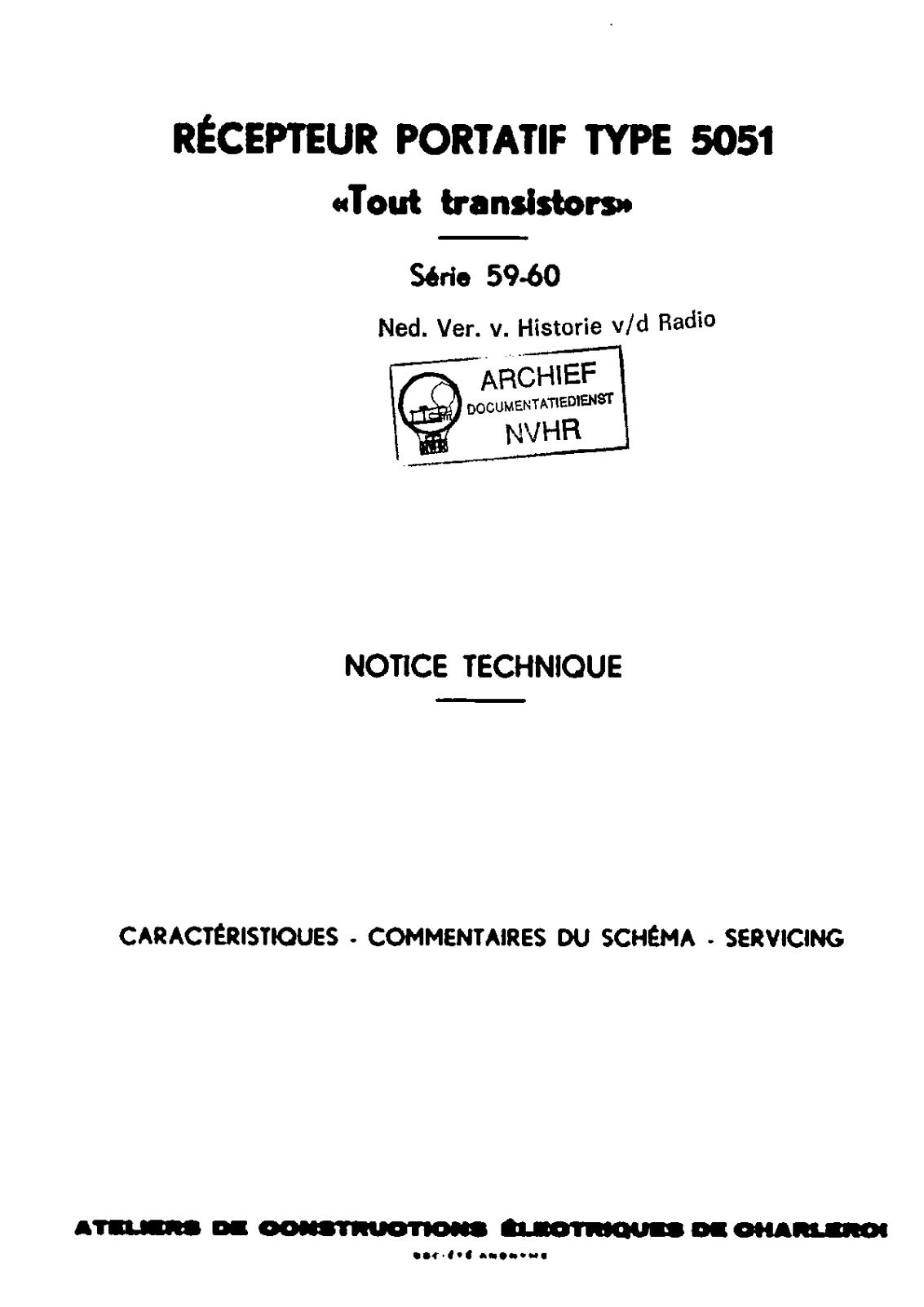 Acec 5051 Schematic