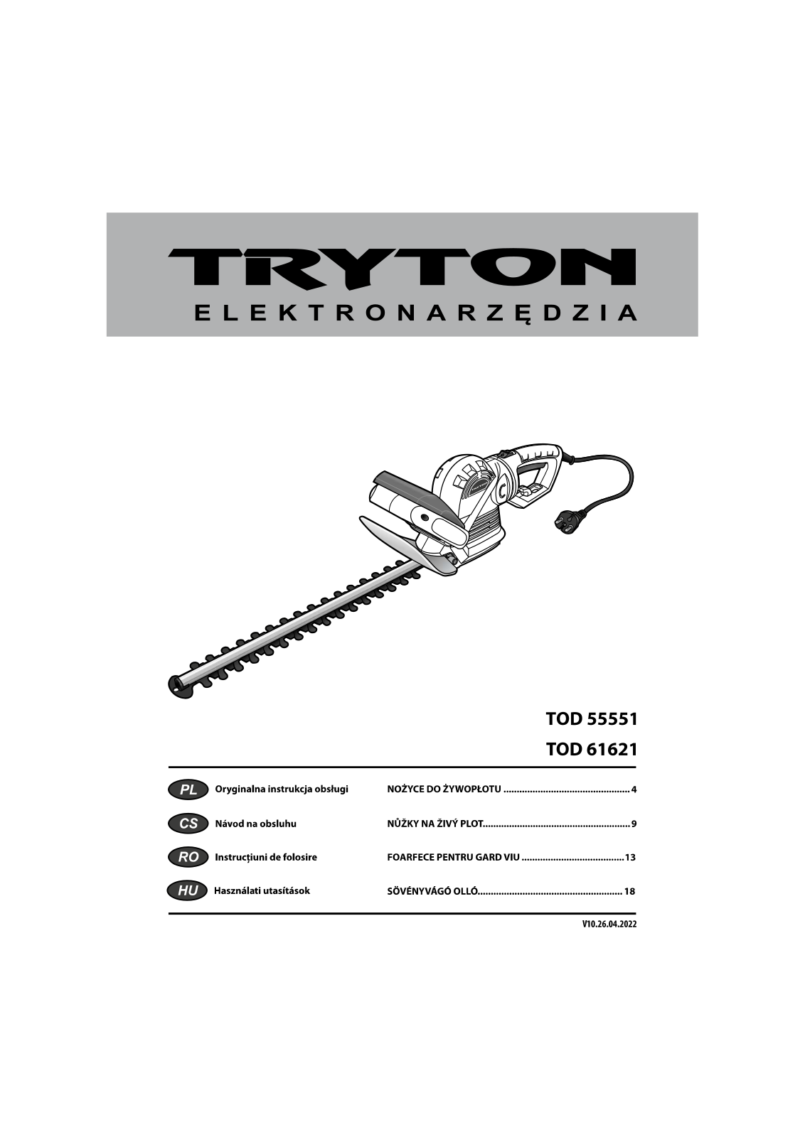 TRYTON TOD61621 User guide - ManualMachine.com