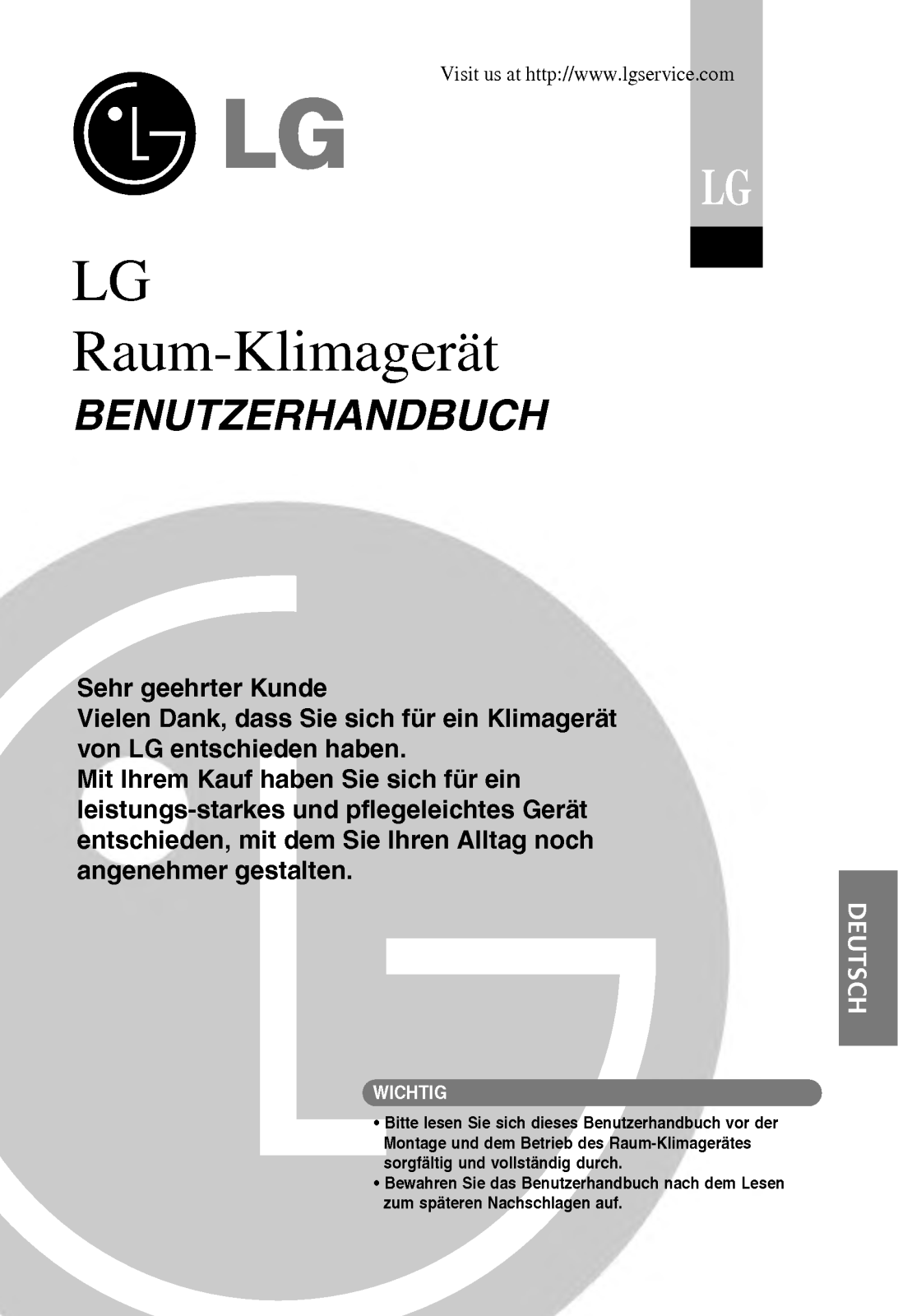 Lg S09AA, S12AA User Manual