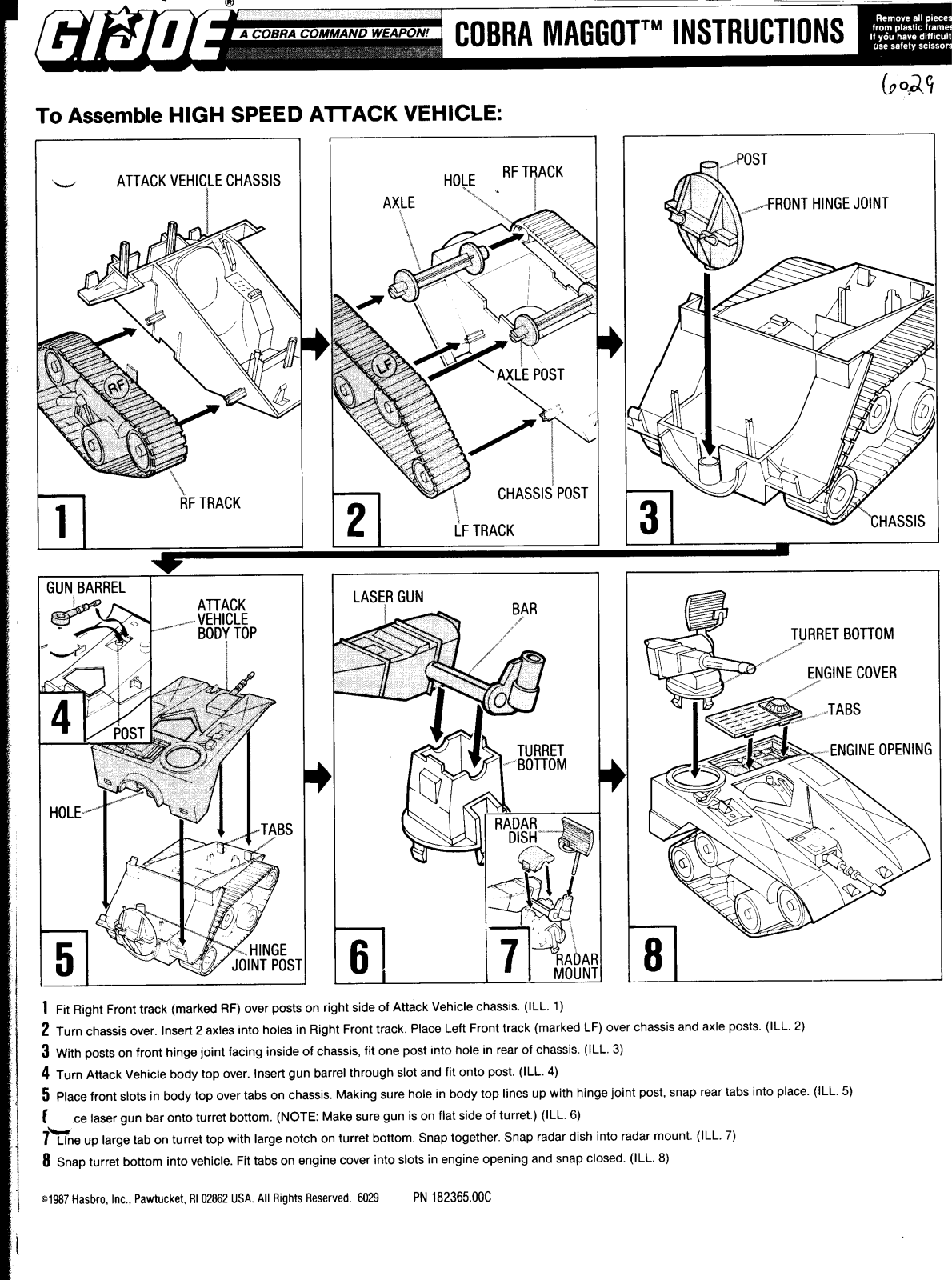 HASBRO GIJoe Cobra Maggot User Manual