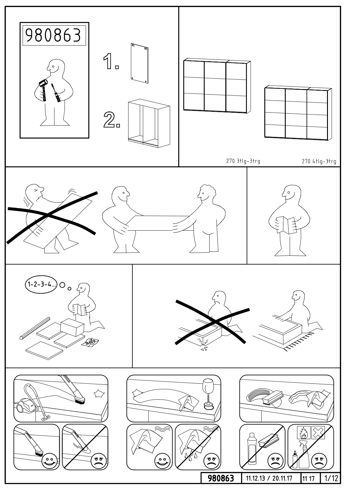 Wimex 980863 Assembly instructions