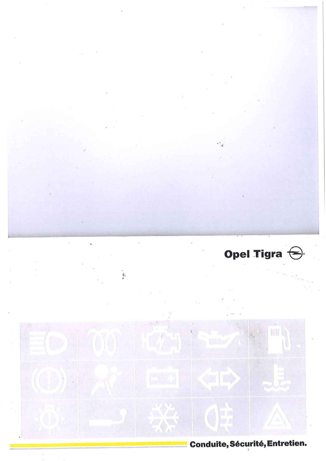 OPEL TIGRA 1996 User Manual