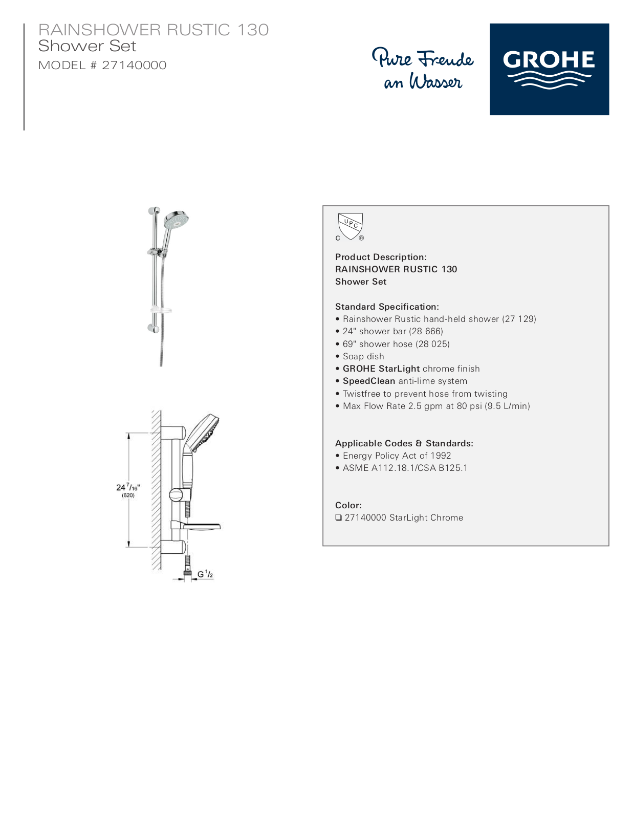 GROHE GRH3504 Specifications - ManualMachine.com