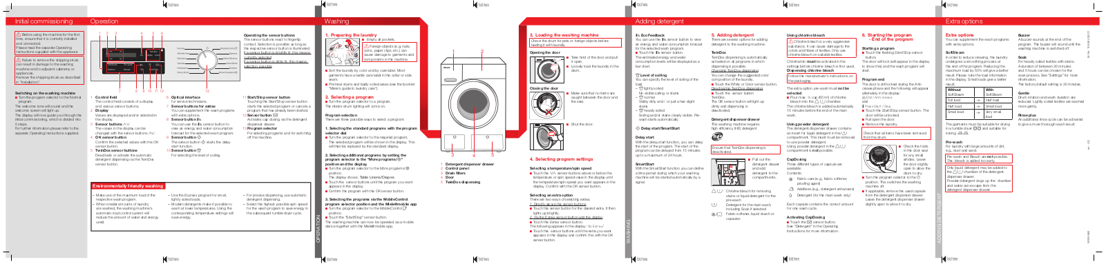 Miele WWH 660 Quick Start Guide