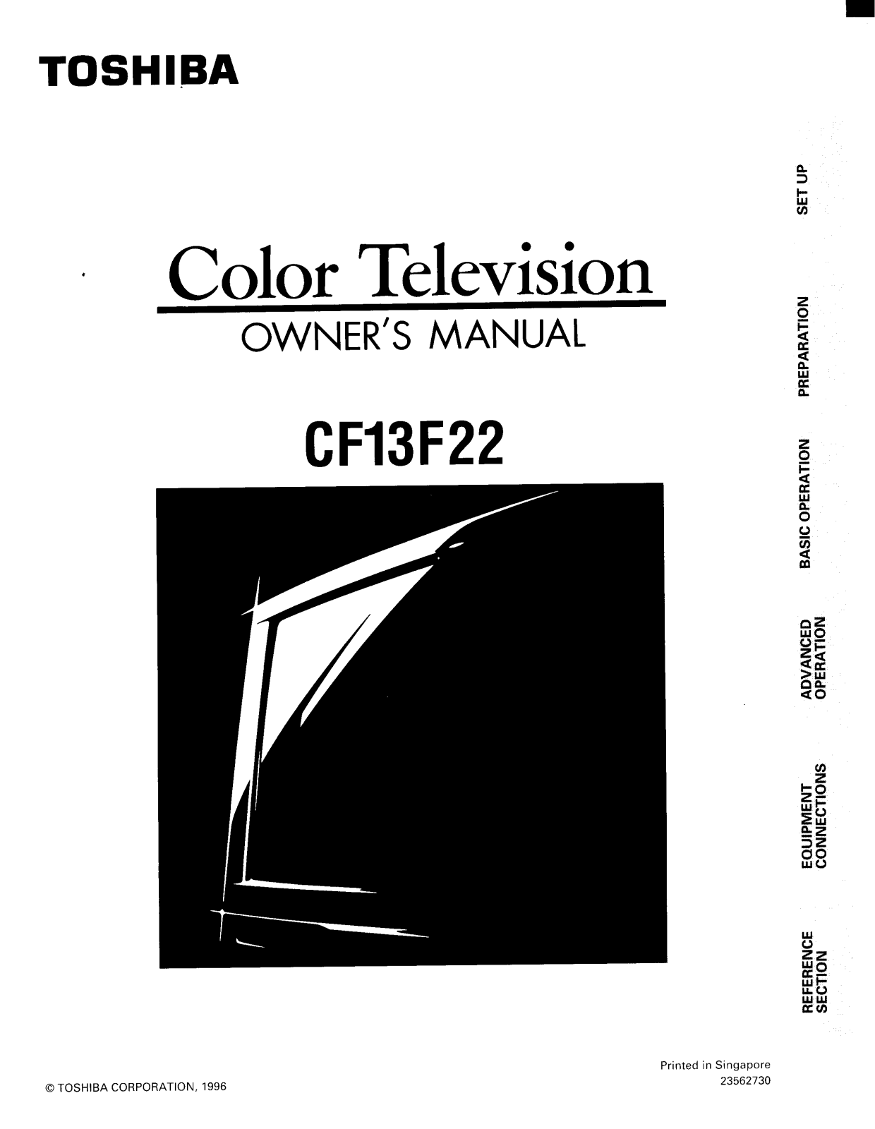 Toshiba CF13F22 User Manual