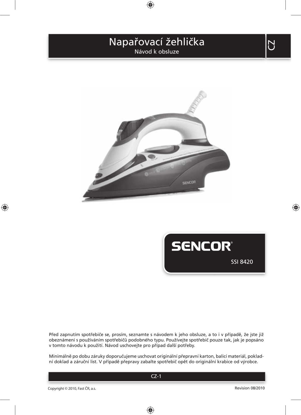 Sencor SSI 8420 User Manual