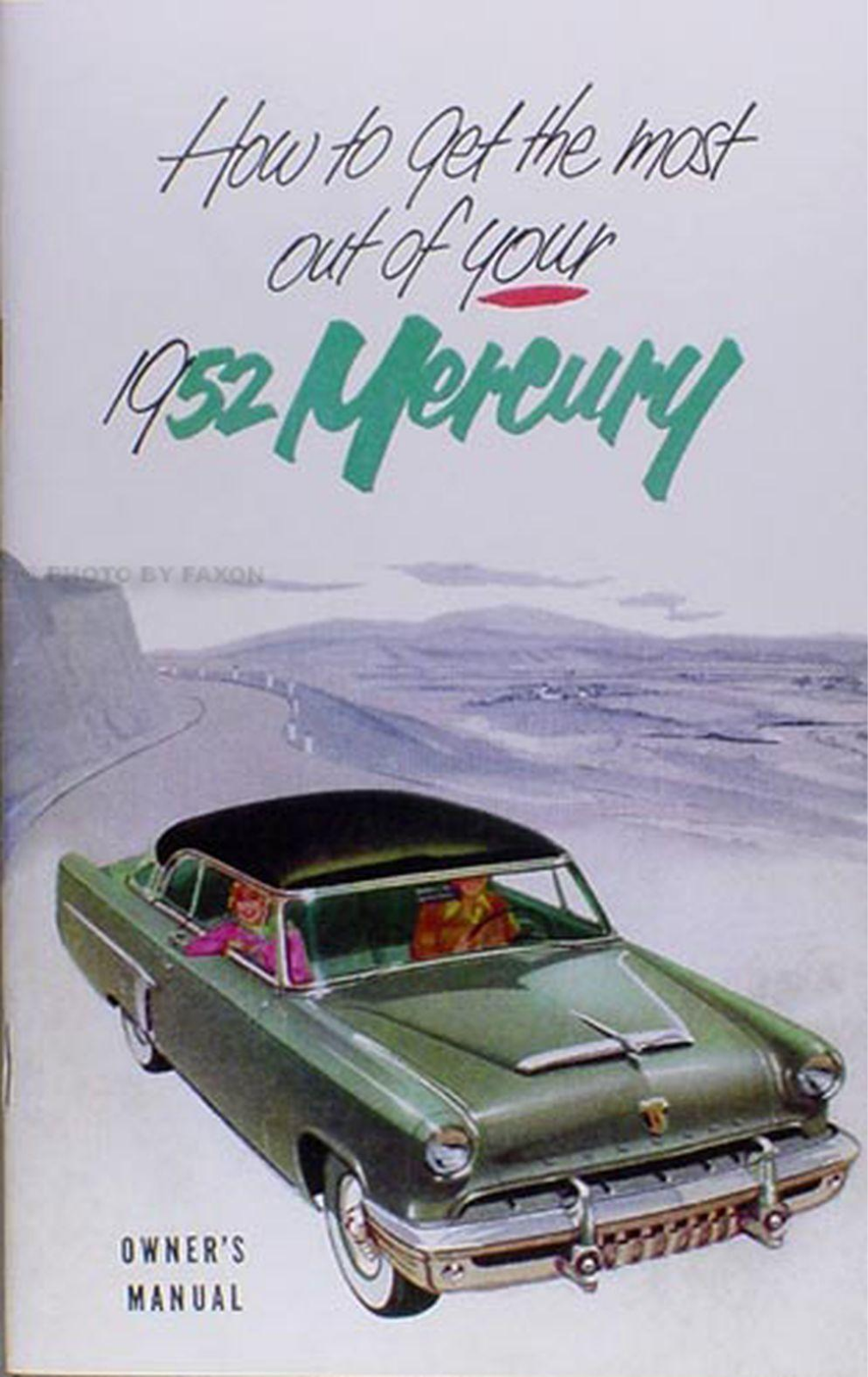 Mercury 1952 Operating Instructions