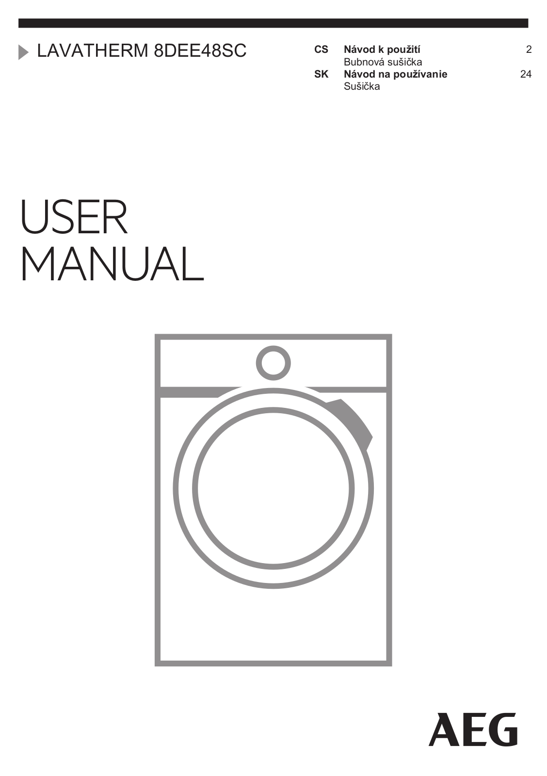 AEG T8DEE48SC User Manual