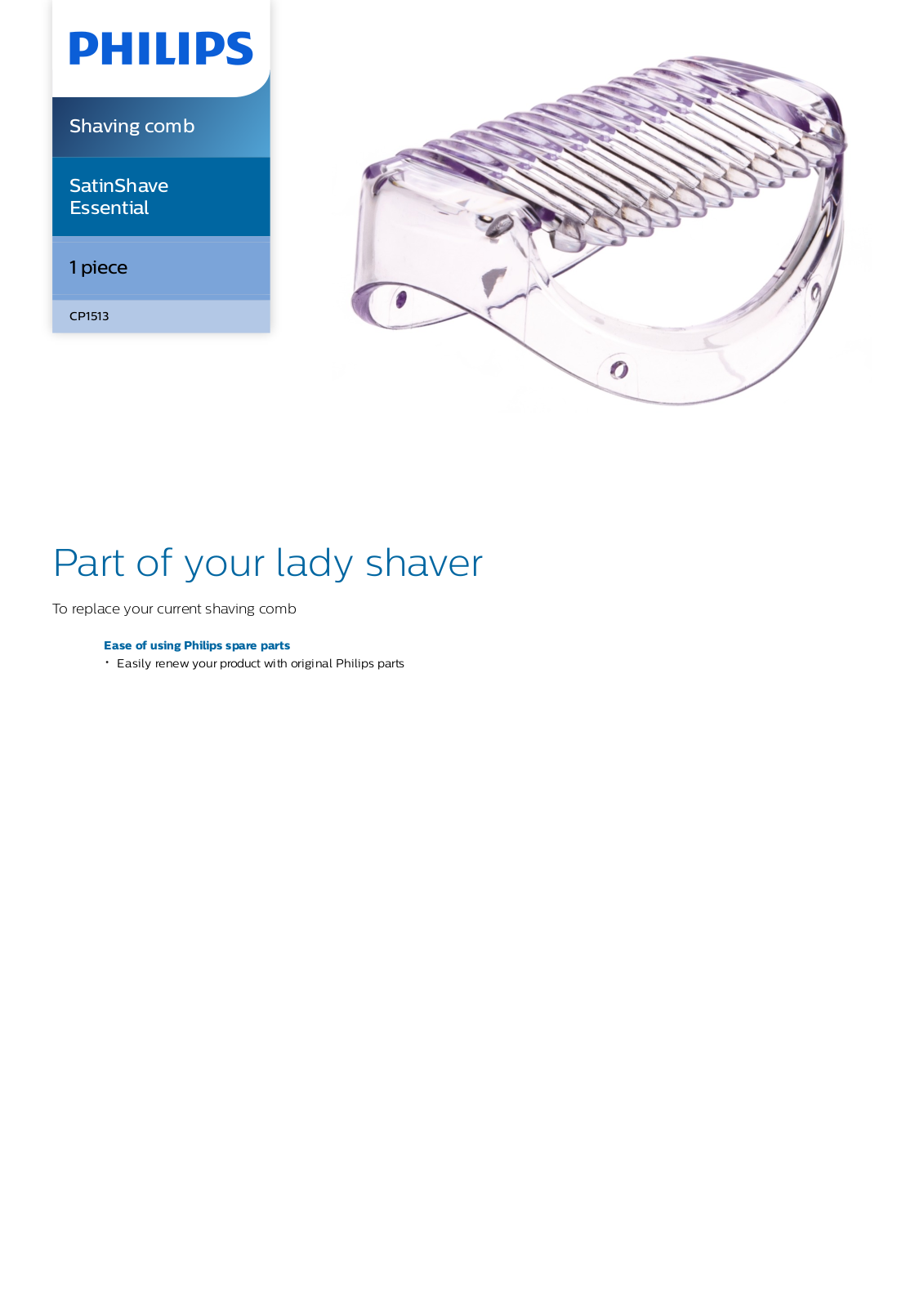 Philips CP1513/01 leaflet - ManualMachine.com