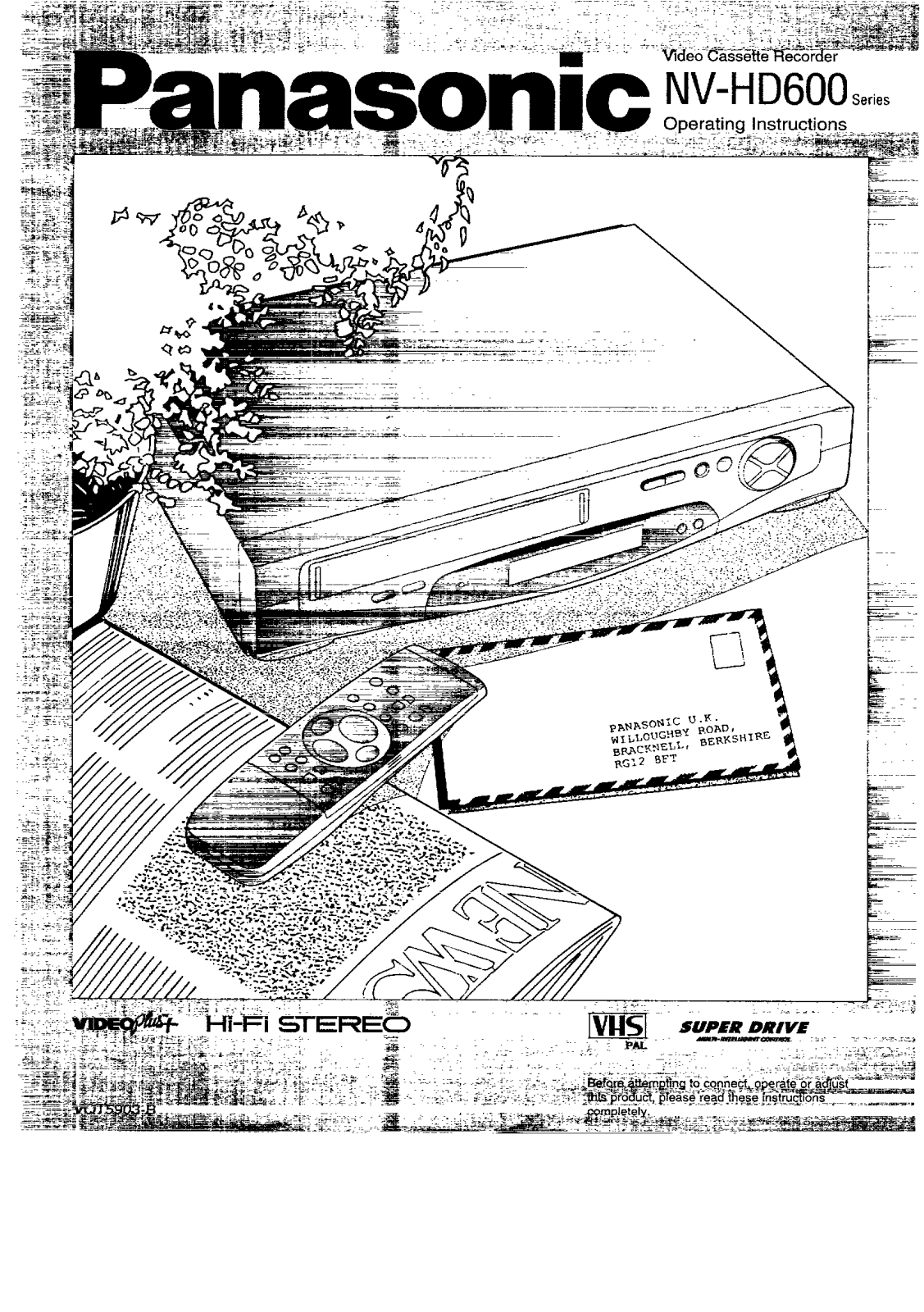 Panasonic NV-HD600 User Manual