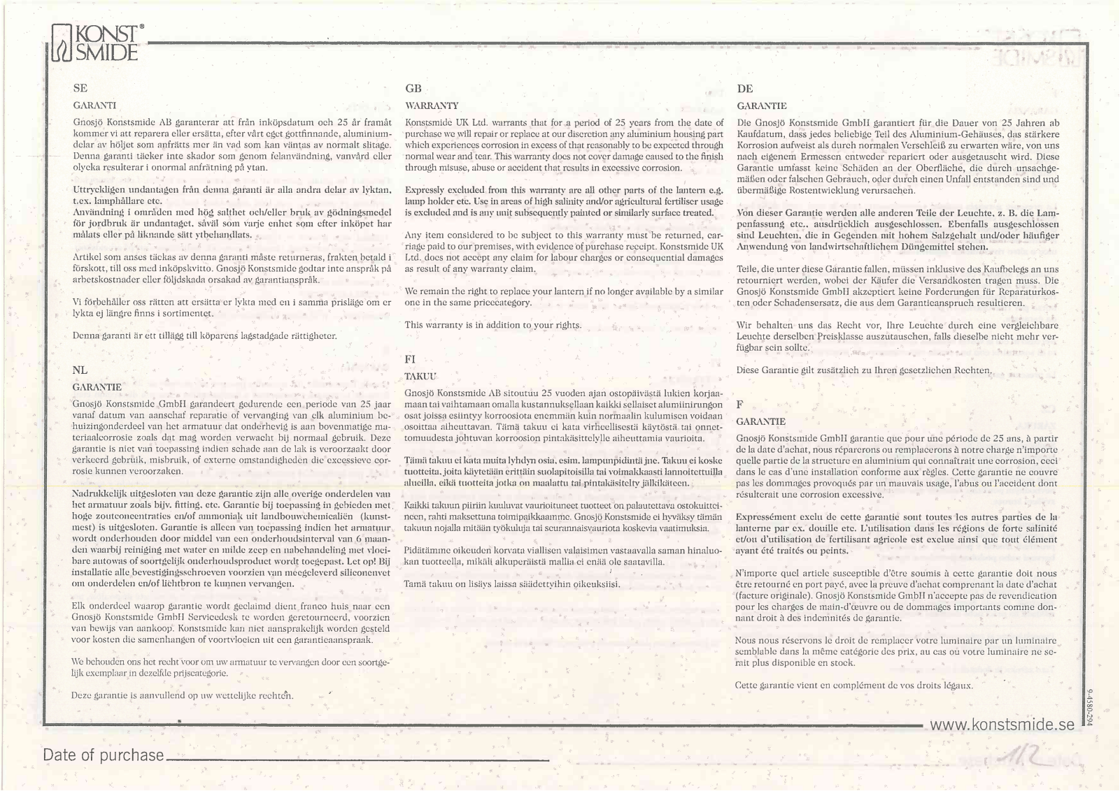 Konstsmide 403-310, 403-250, 403-750 User guide