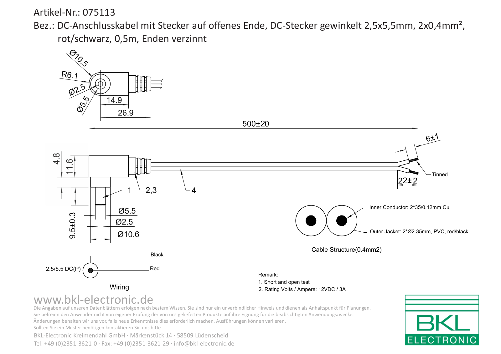 BKL BKL 075113 Datasheet - ManualMachine.com