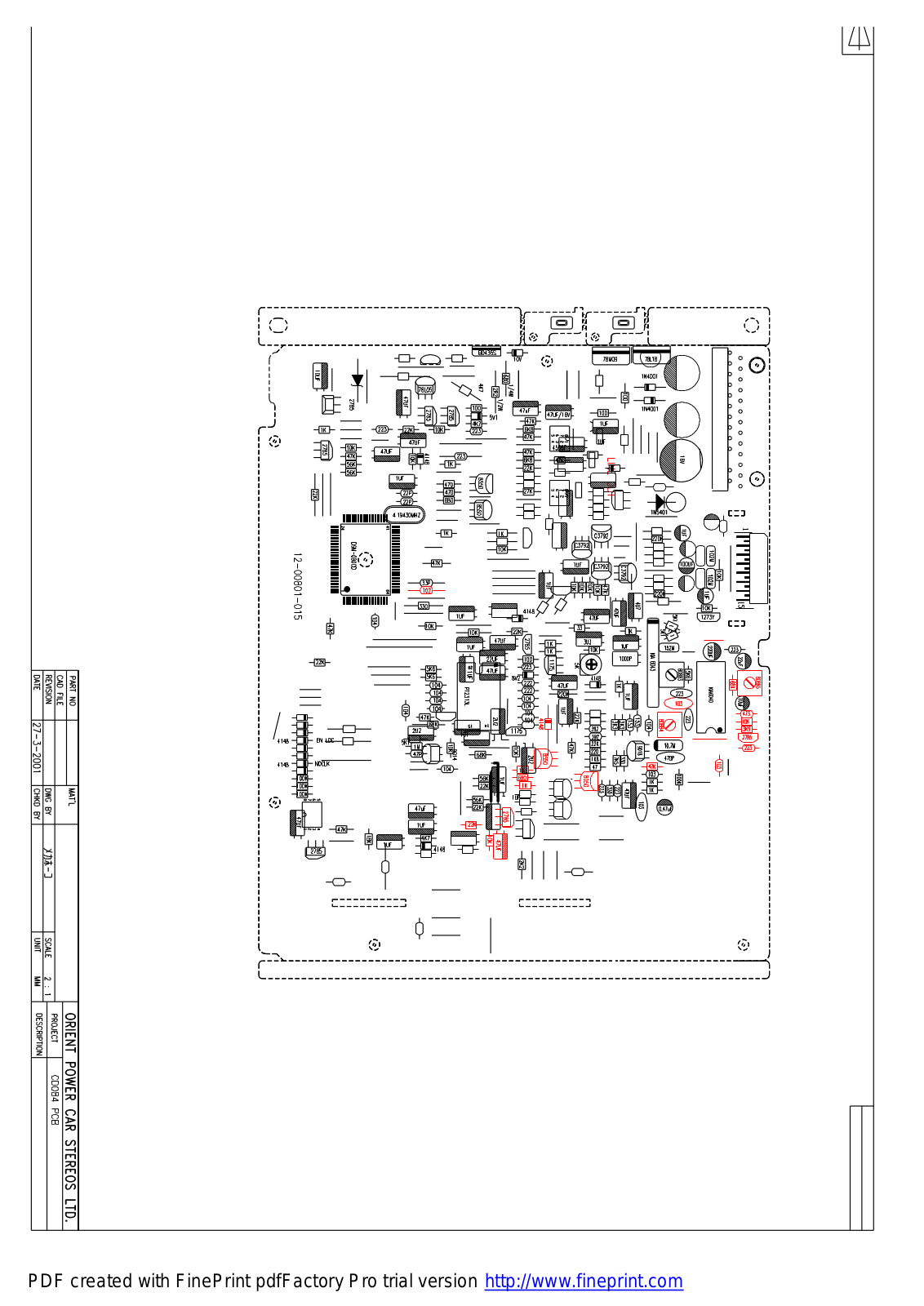 Vitek VT-3618 Schematic