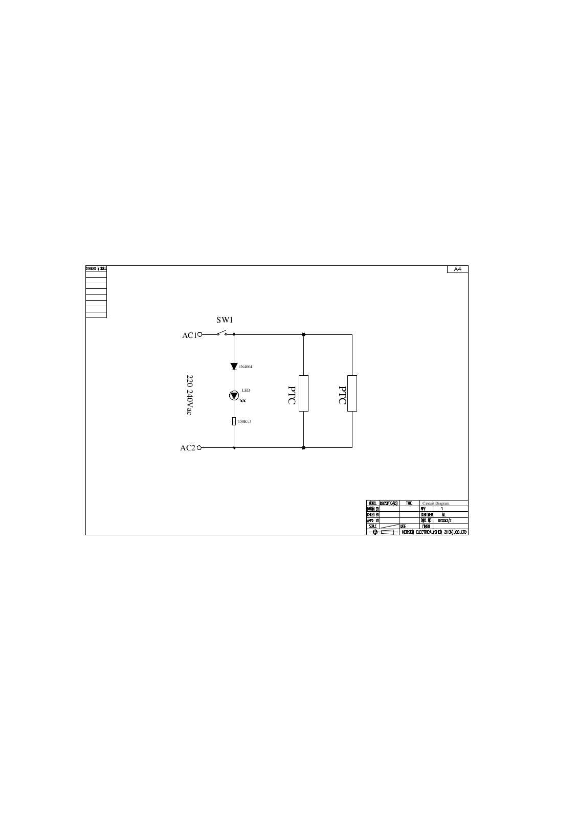 Vitek VT-2281 Circuit diagrams