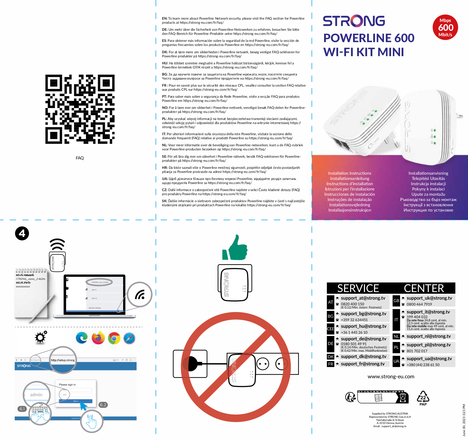 STRONG POWERLINE 600 WI-FI KIT MINI User guide - ManualMachine.com