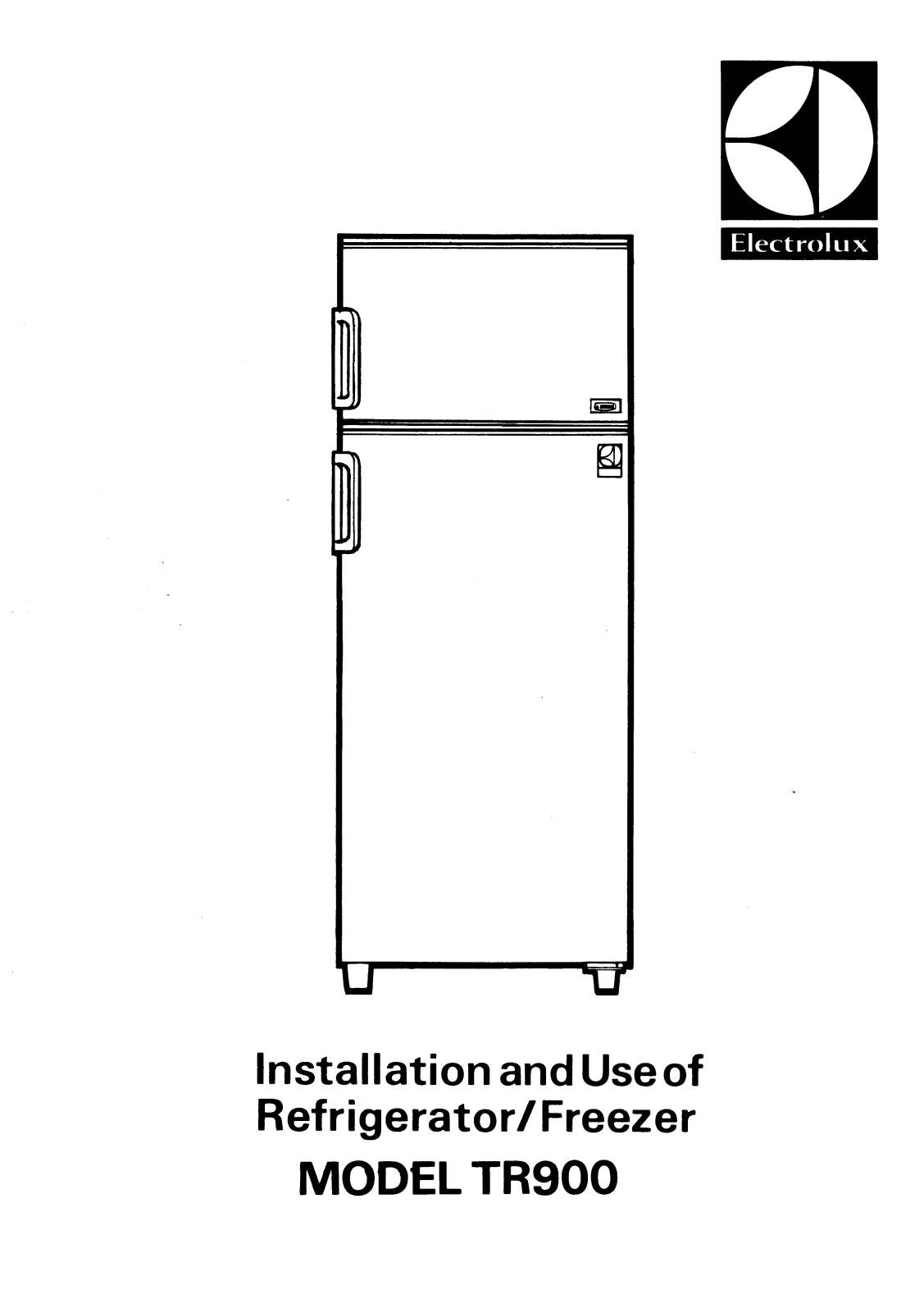 Electrolux TR900A, TR900B User Manual