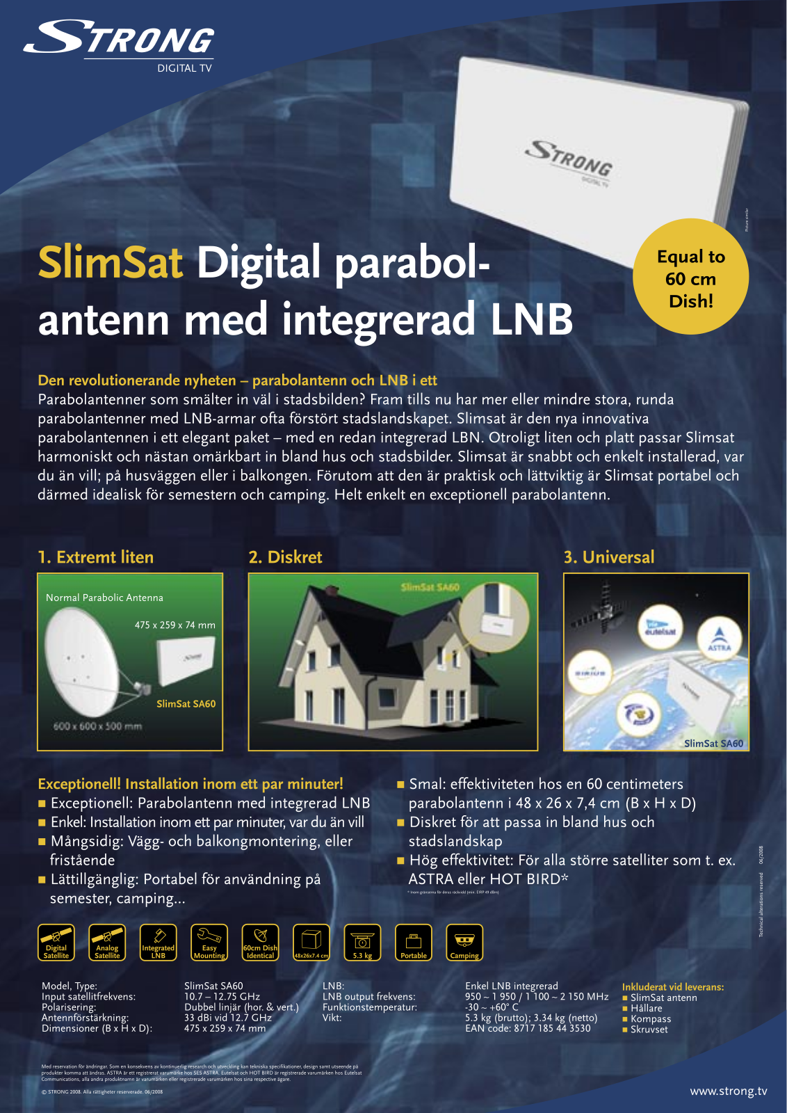 Strong SLIMSAT SA60 User Manual