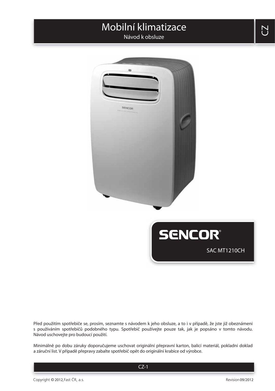 Sencor MT1210CH User Manual