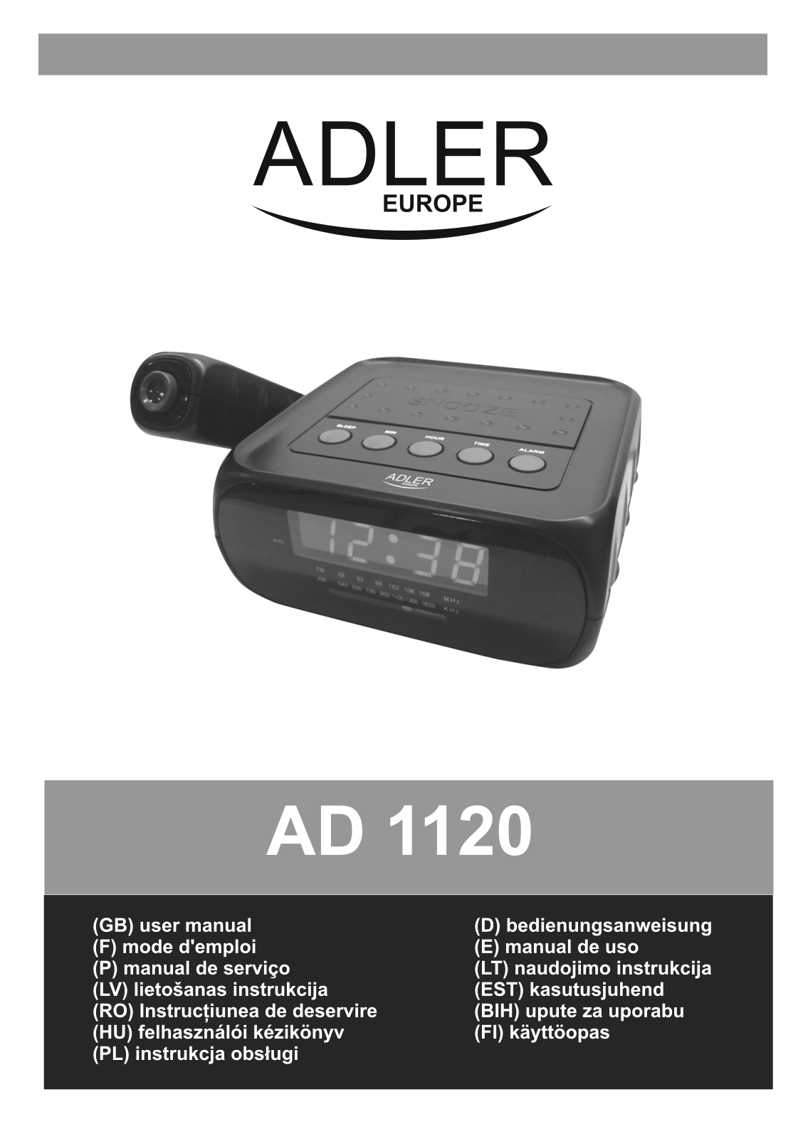 Adler AD 1120 User Manual