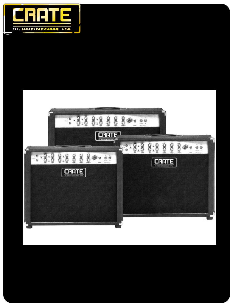 Crate Amplifiers 6210, VC-6112, 6212 User Manual