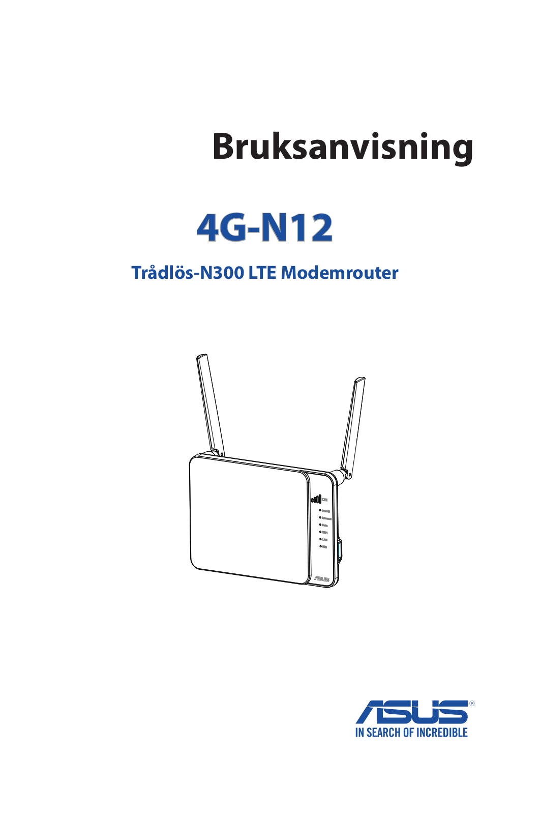 Asus 4G-N12 User's Manual