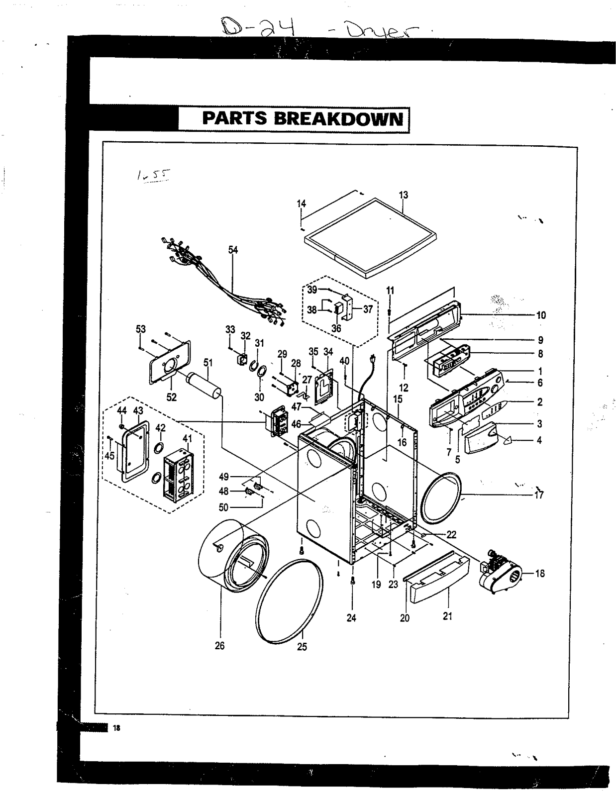 Avanti D-24 Parts List