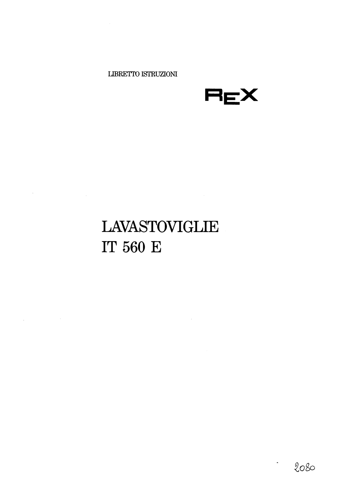 Rex IT560E User Manual