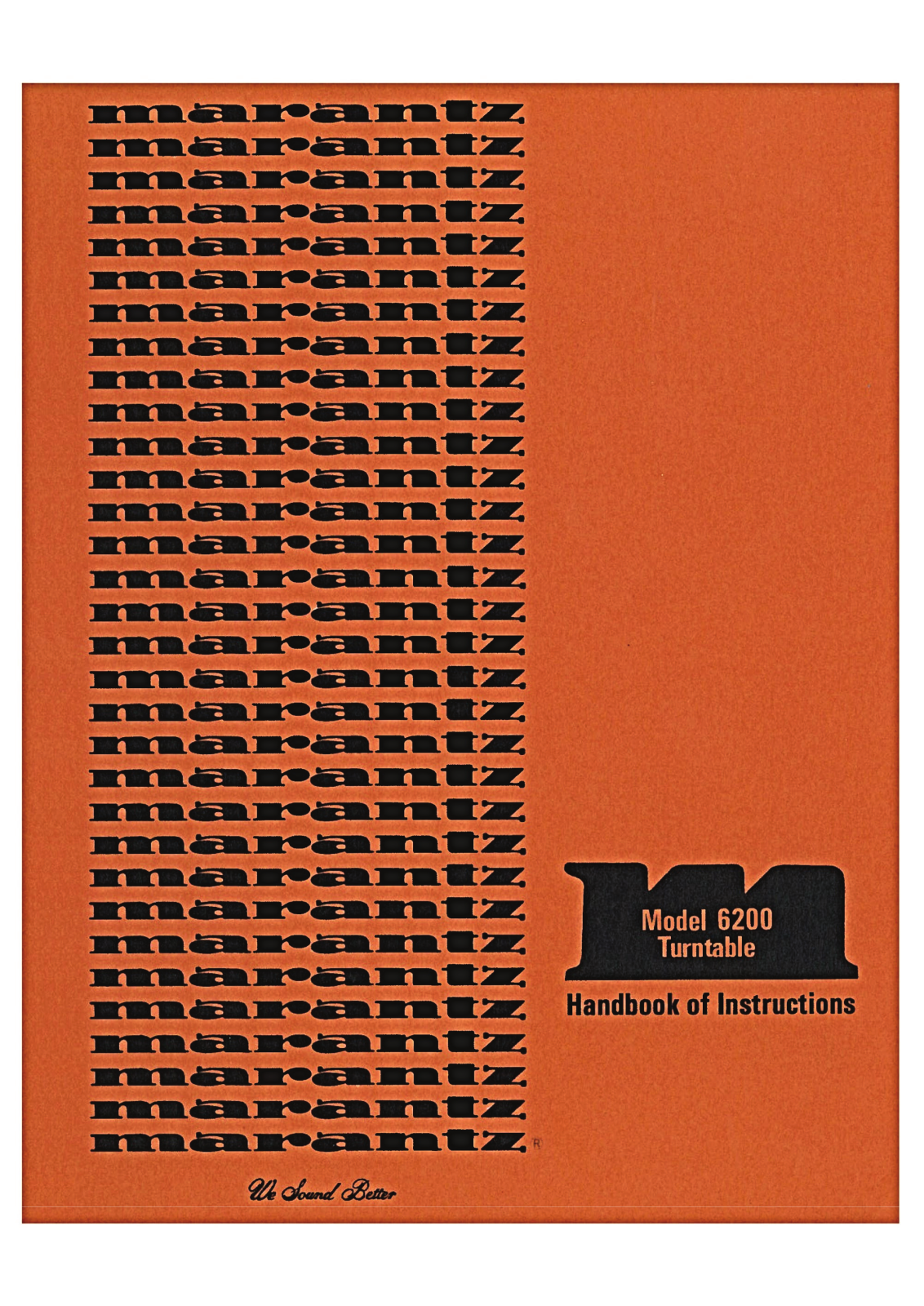 Marantz 6200 Owners Manual