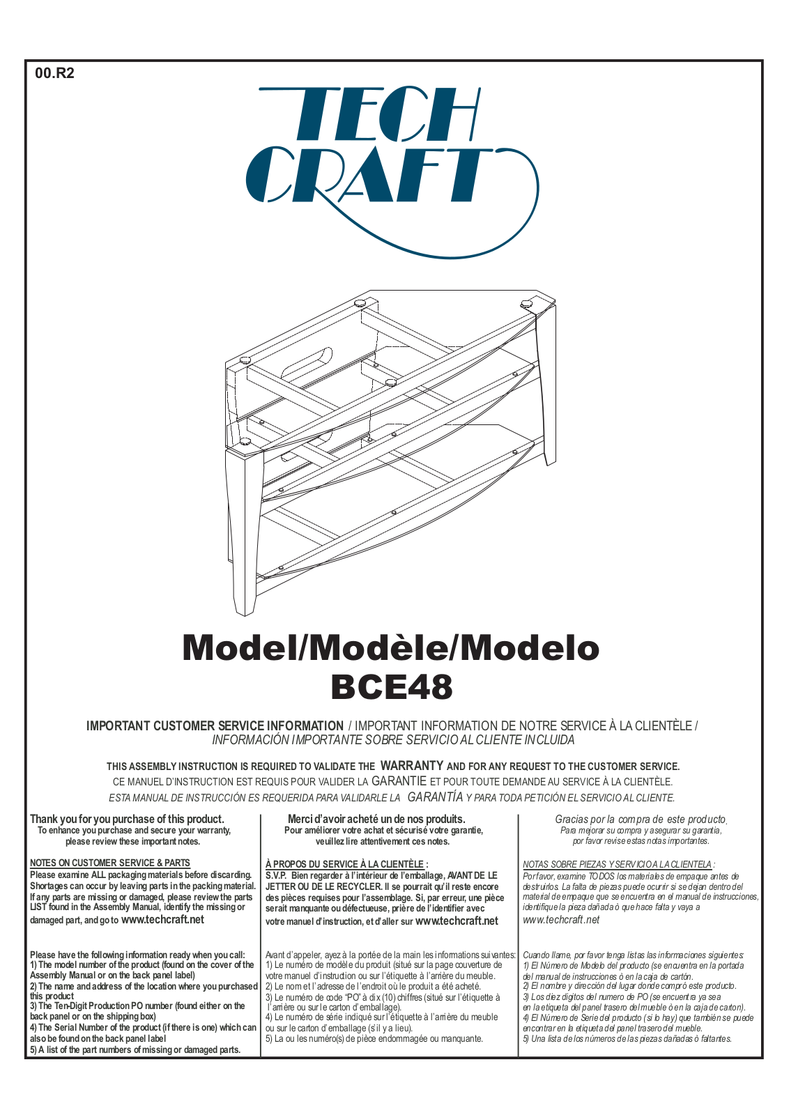 Tech Craft BCE48 User Manual