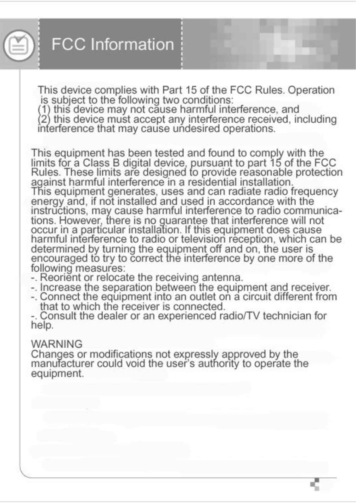 Decktron DMR1800 User Manual