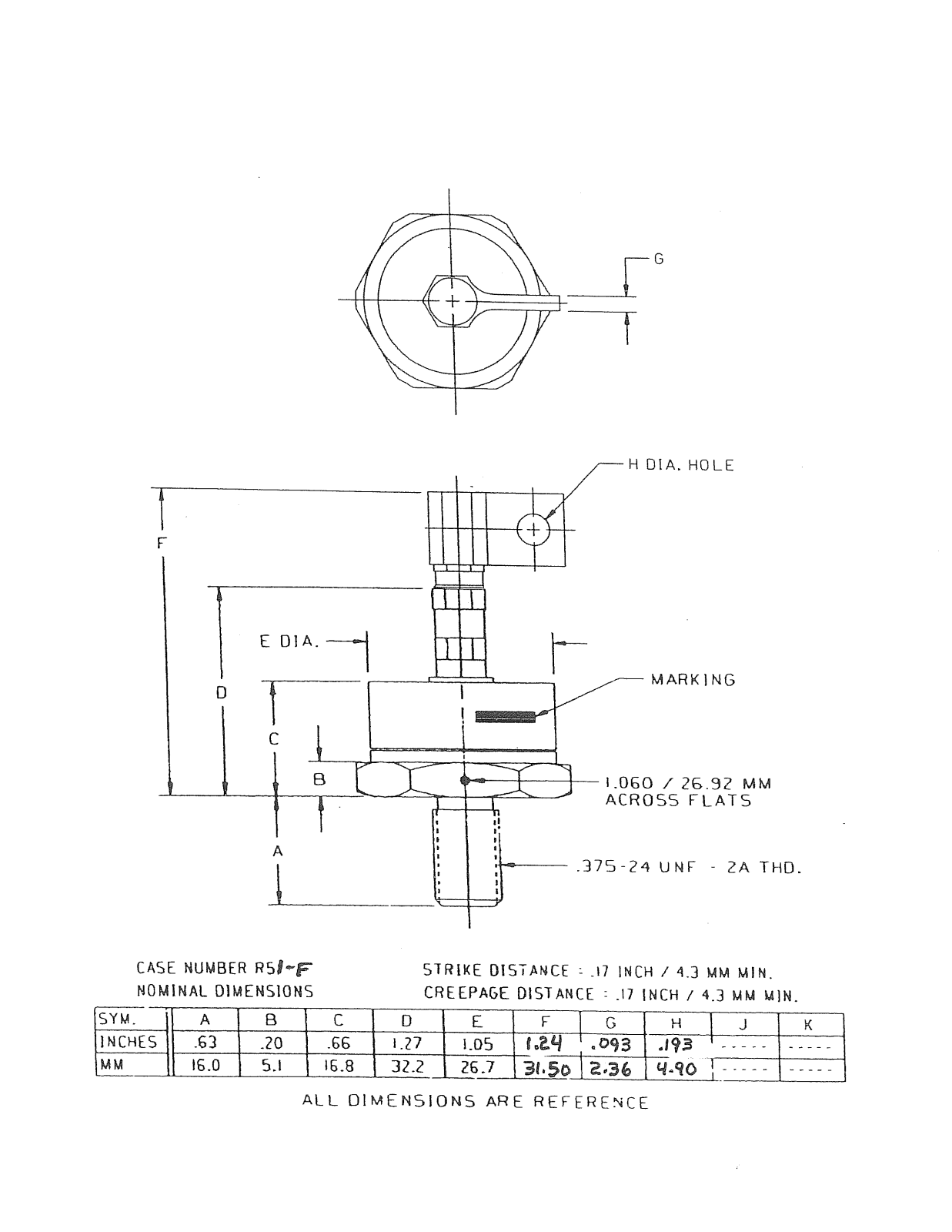 Powerex R5110415XXZU Dimensional Sheet