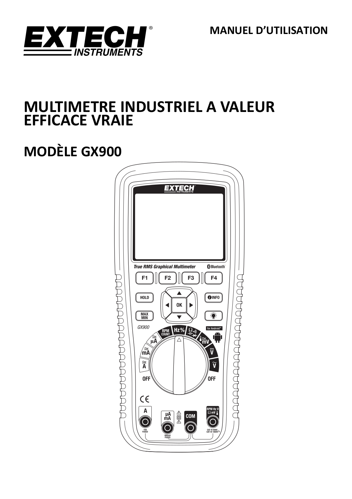 Extech GX900 User Manual