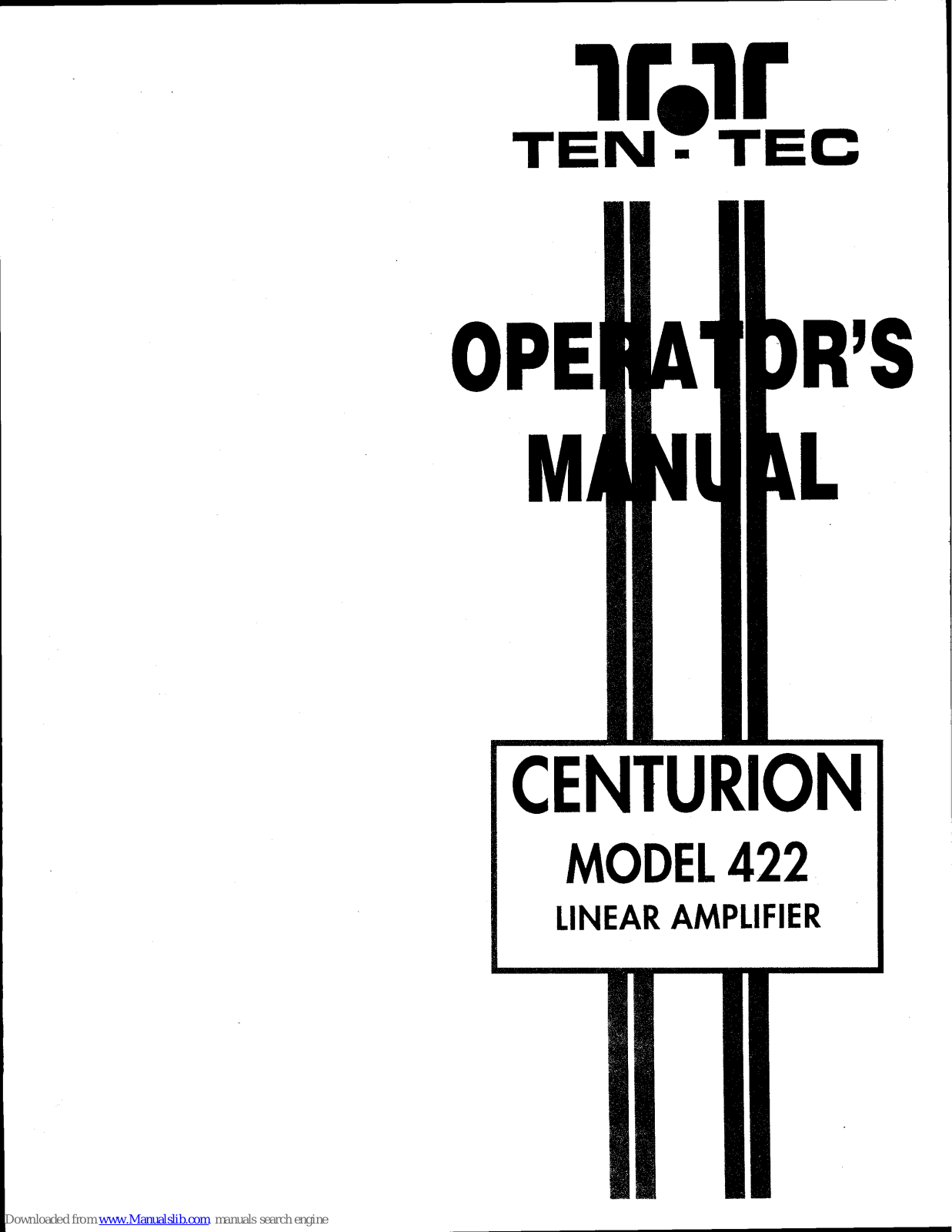 Ten-Tec Centurion 422 Operator's Manual - ManualMachine.com