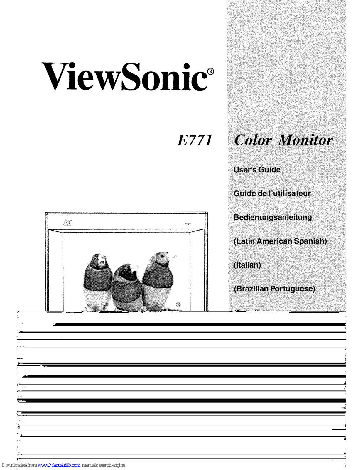 ViewSonic E771 - 17