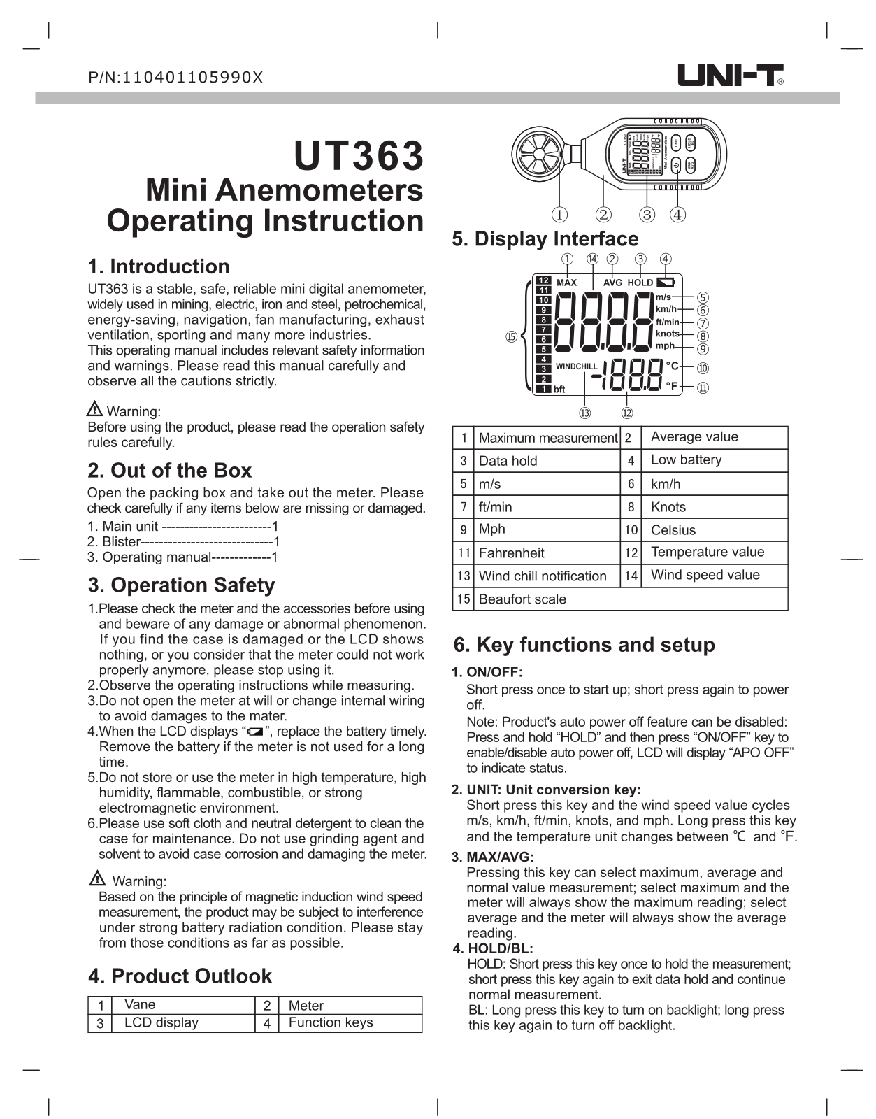 Uni-t UT363 User Manual