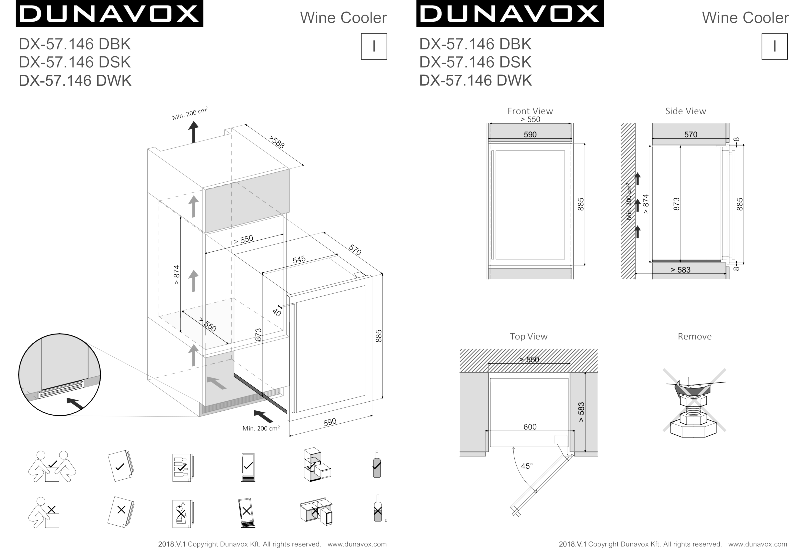 Dunavox DX-57.146DWK User Manual